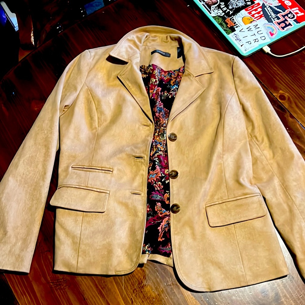 Tan suede jacket